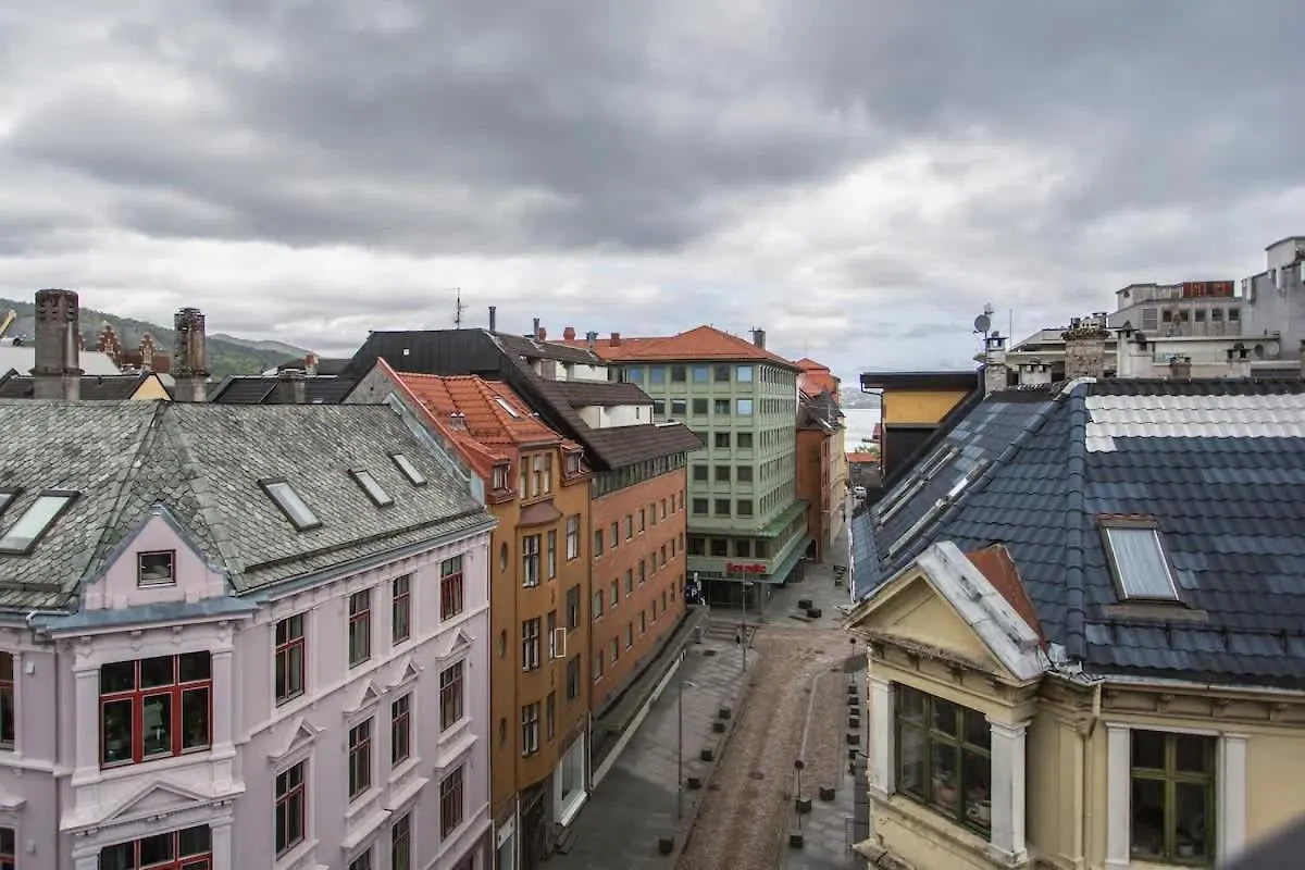 Dinbnb Apartments I Penthouse 250M From City Center I Privat Balcony Берген